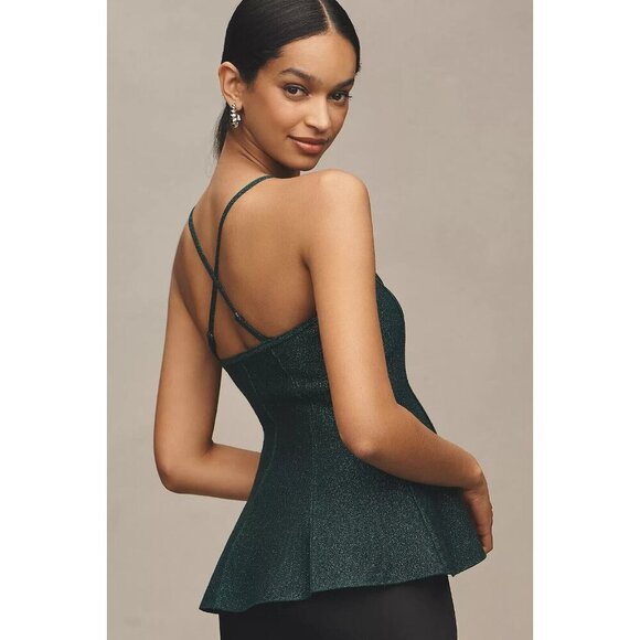 Anthropologie Pilcro Hourglass Sparkly Knit Tank Top M ***NO STRAPS*** - Picture 3 of 4